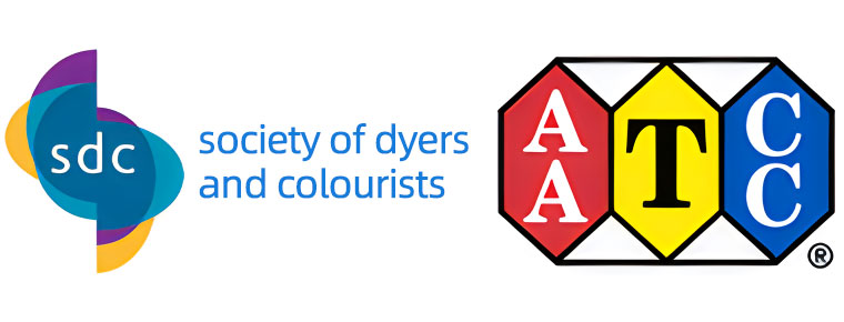 英国染色与色彩师协会和美国纺织化学家和色彩师协会标志